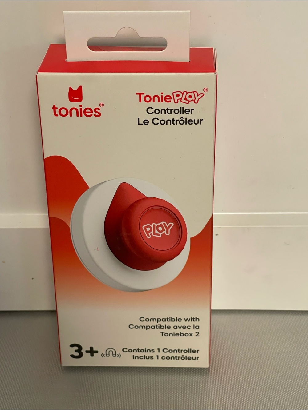 Tonies ToniePlay Game Controller - Toniebox 2 Red/White NIP